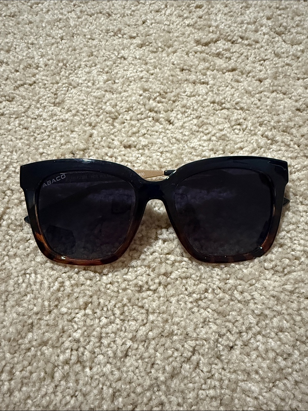 Women’s Square Sunglasses in Dark teal & Tortoise - ABACO